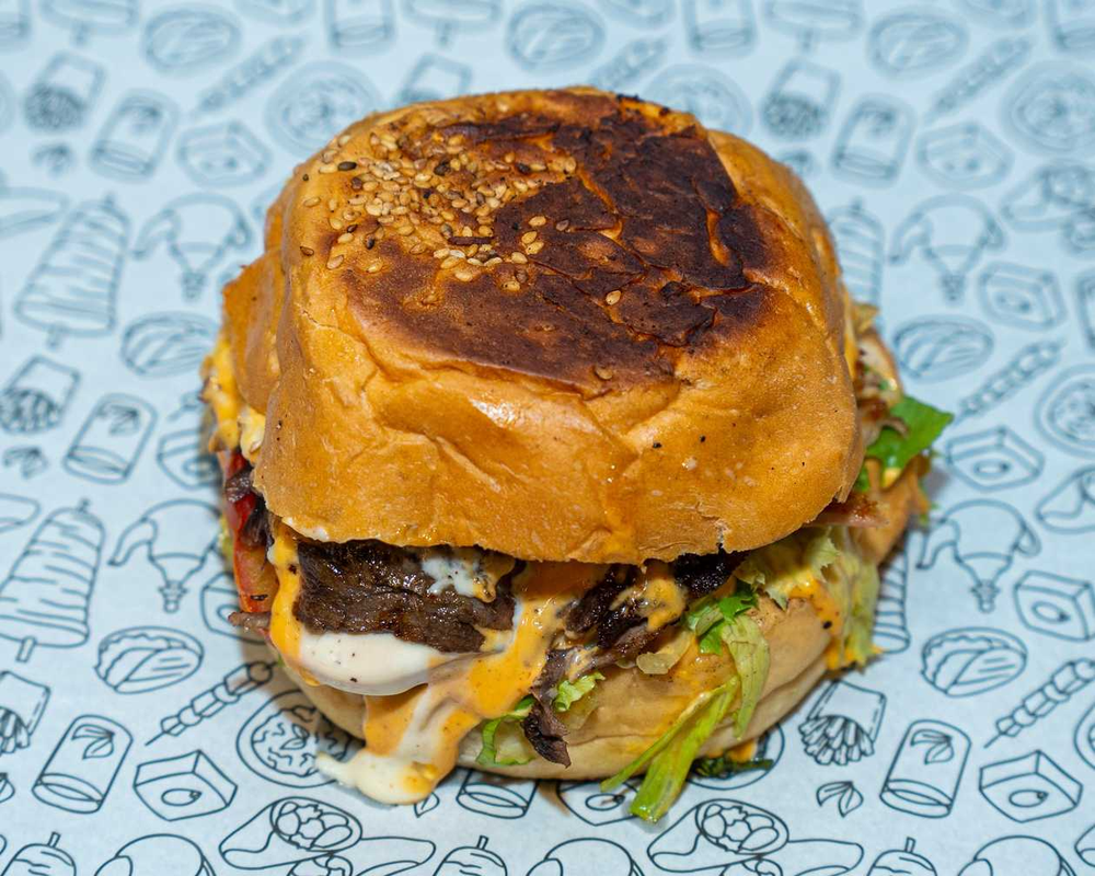 Chicken + Beef Mixed Burger