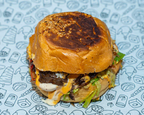 Chicken + Beef Mixed Burger
